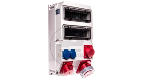 Rozdzielnica stacjonarna SUWAŁKI 63A/5P 32A/5P 2x16A 250V IP44 9027377W