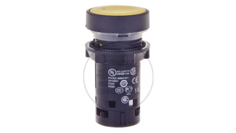 Przycisk sterowniczy 22mm żółty z samopowrotem 1Z XB7NA81