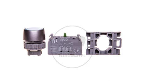 Przycisk sterowniczy 22mm niebieski z samopowrotem 1Z SP22-KN-10.