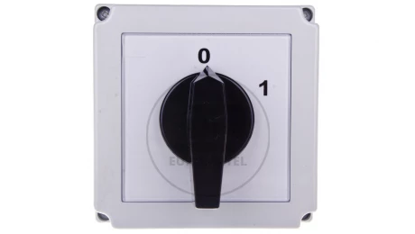 Łącznik krzywkowy 0-1 4P 63A w obudowie 4G63-92-PK 63-840398-051