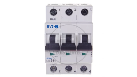 Wyłącznik nadprądowy 3P Z 6A 15kA AC FAZ Z6/3 278924