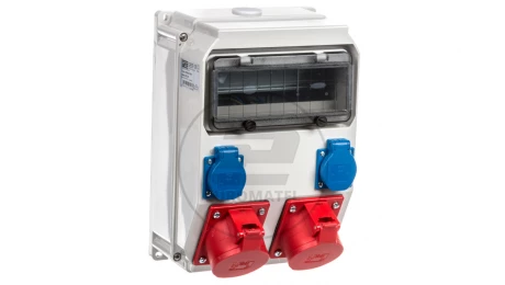 Rozdzielnica budowlana ADAMÓW 2X5P 32A 2xGS IP44 9036212W