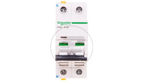 Wyłącznik nadprądowy 1P+N B 16A 6kA AC iC60N-B16-1N A9F03616