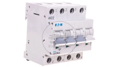 Wyłącznik nadprądowy 3P+N C 16A 10kA AC PLSM-C16/3N-MW 242543