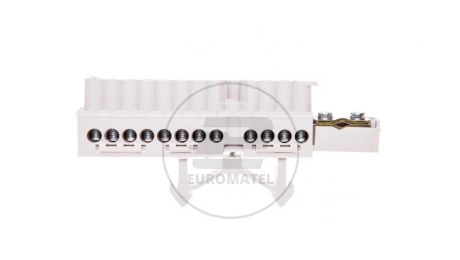 Listwa zaciskowa na szynę 1x25 + 12x16mm2 Cu biała Mi NK 14 HPL2000337