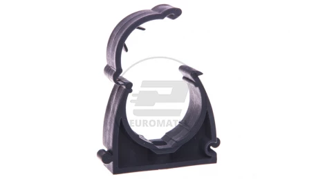 Uchwyt zamknięty do rur 28mm szary UZ 28 SZ 10193 /100szt./