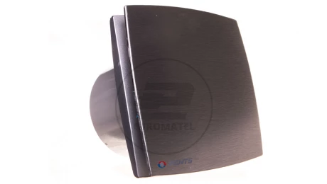 Wentylator łazienkowy fi 125 230V 16W 167m3/h 34dB timer i higrostat szczotkowane aluminium 125LDATH