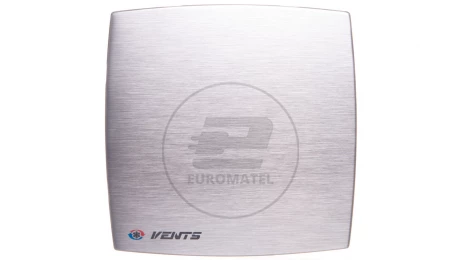 Wentylator osiowy fi 100 230V 14W 88m3/h 33dB timer szczotkowane aluminium 100LDATMET