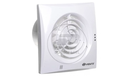Wentylator osiowy fi 100 230V 7,5W 97m3/h 25dB z higrostatem 100QUIETTH