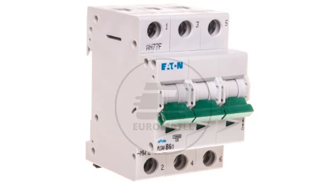Wyłącznik nadprądowy 3P B 6A 10kA AC PLSM-B6/3-MW 242442