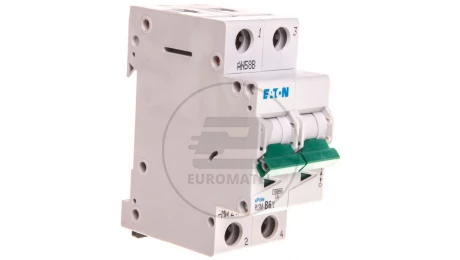 Wyłącznik nadprądowy 2P B 6A 10kA AC PLSM-B6/2-MW 242373