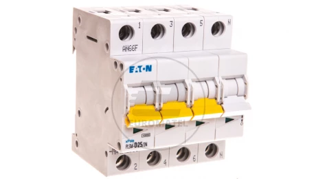 Wyłącznik nadprądowy 3P+N D 25A 10kA AC PLSM-D25/3N-MW 242568
