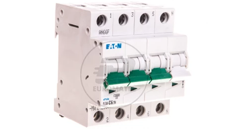 Wyłącznik nadprądowy 3P+N C 6A 10kA AC PLSM-C6/3N-MW 242537