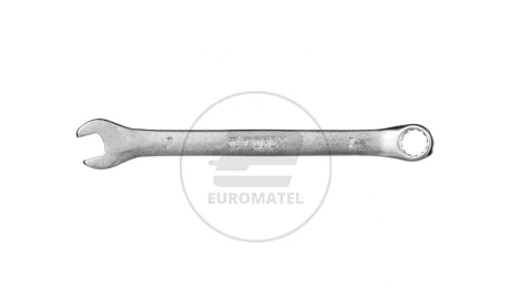 Klucz płasko-oczkowy 7mm 110 mm stal CrV eliptyczny 35D702