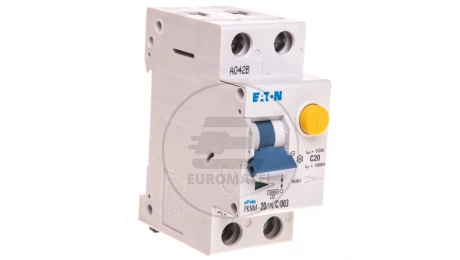Wyłącznik różnicowo-nadprądowy 2P 20A C 0,03A typ AC PKNM 20/1N/C/003-MW 236245