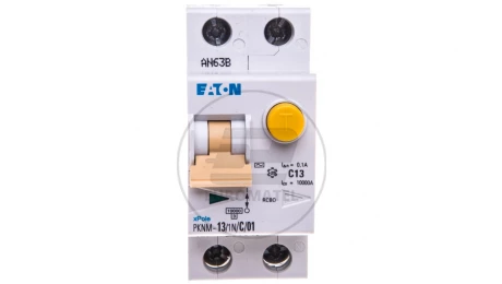 Wyłącznik różnicowo-nadprądowy 2P 13A C 0,1A typ AC PKNM 13/1N/C/01-MW 236141