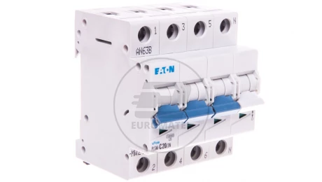 Wyłącznik nadprądowy 3P+N C 20A 10kA AC PLSM-C20/3N-MW 242544