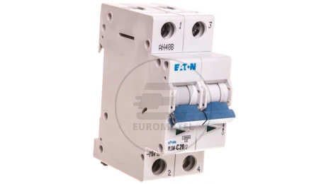 Wyłącznik nadprądowy 2P C 20A 10kA AC PLSM-C20/2-MW 242406