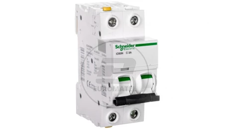Wyłącznik nadprądowy 2P C 3A 6kA AC iC60N-C3-2 A9F04203