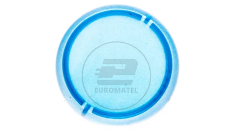 Soczewka przycisku 22mm płaska niebieska bez opisu M22-XL-B 216457
