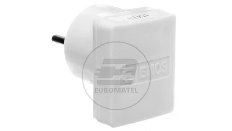 Wtyczka kątowa 10/16A 250V 2P+Z biała NFP-001 P0035