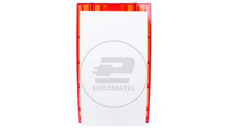 Sygnalizator optyczno-akustyczny, zewnętrzny, z czerwonym światłem LED, metalowa osłona SP-4001 R