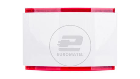 Sygnalizator akustyczno-optyczny, wewnętrzny, LED w kolorze czerwonym SPW-220 R