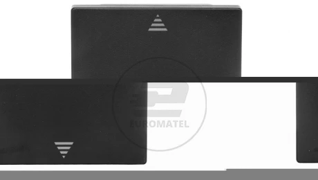 Merten System M Klawisz pojedynczy łącznika żaluzjowego z z symbolem /strzałka/ antracyt MTN586214