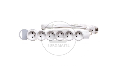 HELMO Przedłużacz standard 6x2P+Z 1,5m 50061