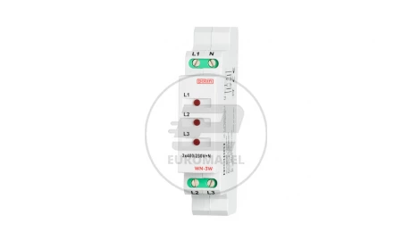 Lampka modułowa LED 3-fazowy 3x400V AC TH35 WN-3W