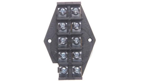 Płytka odgałęźna ZPT /10mm2/ 5-torów czarna ZPT 5-10.0 83006007
