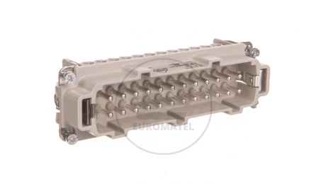 Wkład złącza 24P+PE męski 16A 500V EPIC H-BE 24 SS 10204000