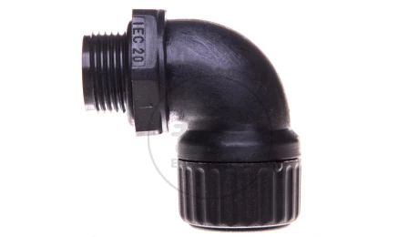 Dławnica kątowa do węża osłonowego M20 IP65 SILVYN HW-M 20x1,5 czarna 55501700 /20 szt./