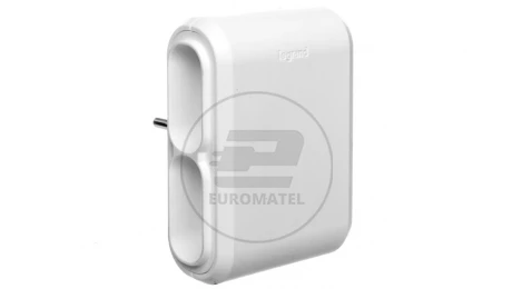 HELMO Rozgałęźnik wtyczkowy Euro 4x2P 6A biały 50650