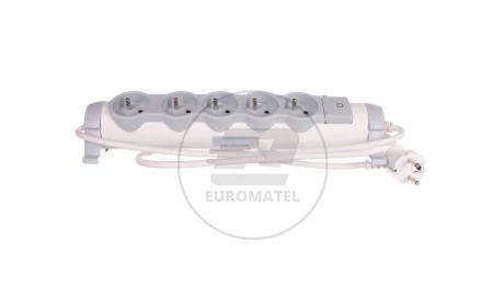 HELMO Przedłużacz komfort z wyłącznikiem 5x2P+Z 1,5m 50079
