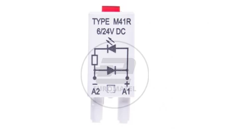 Moduł sygnalizacyjny LD (diody: LED czerwony + D) 6-24V DC M41R szary 854842