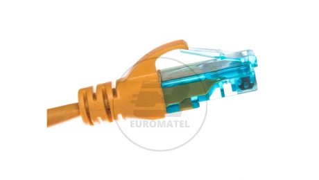 Kabel krosowy (Patch Cord) U/UTP kat.5e żółty 2m DK-1512-020/Y