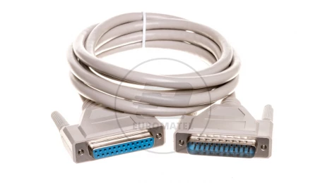 Kabel przedłużający LPT 1:1 Typ DSUB25/DSUB25, M/Ż beżowy 2m AK-610201-020-E