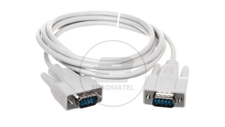 Kabel połączeniowy RS232 1:1 Typ DSUB9/DSUB9, M/M beżowy 2m AK-610107-020-E
