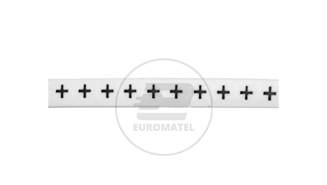 Oznacznik DK1/Z5 /+/ biały 89329006 /100szt./
