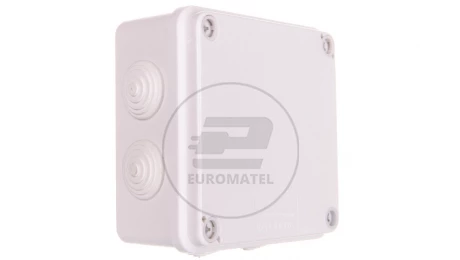 Puszka hermetyczna natynkowa 108x108x56mm IP44 biała PH-1A.3B 28.131