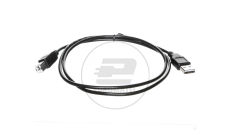 Kabel połączeniowy USB 2.0 Typ USB A/USB B, M/M czarny 1m AK-300102-010-S