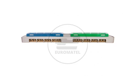 Listwa zaciskowa na szynę 13-torowa N+PE LZ-12 47.112
