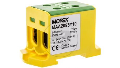Złączka szynowa 2-przewodowa 6-95mm2 żółto-zielona T022095.YG MAA2095Y10 89735009