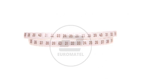 Oznacznik DK2/Z6 /31-40/ biały 89204006 /100szt./