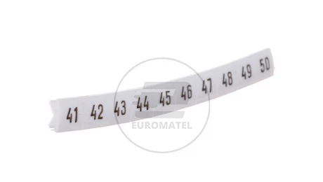Oznacznik DK2/Z6 /41-50/ biały 89205006 /100szt./