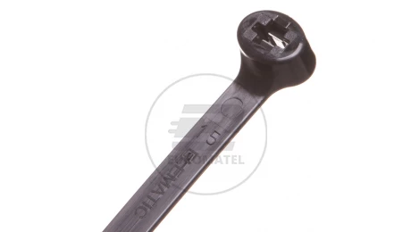Opaska kablowa 360x7,5 czarna UV 2-LOCK zęby stalowe BMTN3776 /100szt./