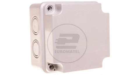 Puszka hermetyczna natynkowa 108x108x76mm IP44 szara PH-1B.2 28.15