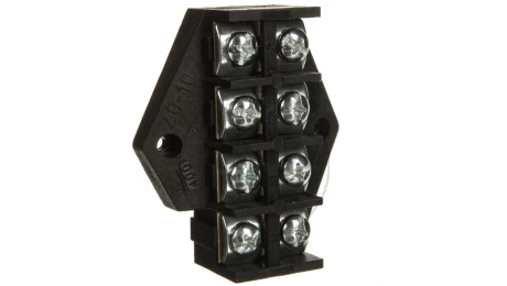 Płytka odgałęźna /10mm2/ 4-tory czarna ZPT4-10.0 83005007