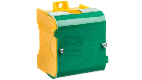 Odgałęźnik instalacyjny 1-segmentowy (zacisk: 1x95mm2 - 4x35mm2)/ z pokrywą żółto-zielony LZ 1*95/35P 84063009